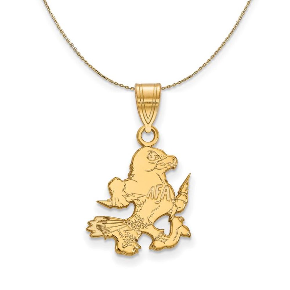 14k Yellow Gold Air Force Academy Medium Necklace - 16 Inch